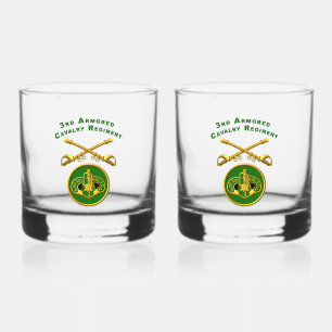 3rd Armored Cavalry Regiment ACR Whiskey Glass