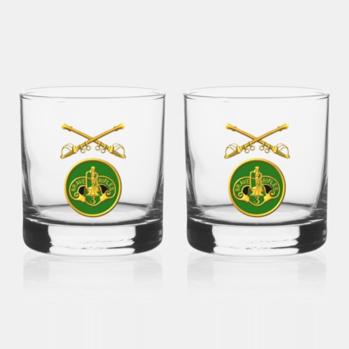 3rd Armored Cavalry Regiment ACR Whiskey Glass