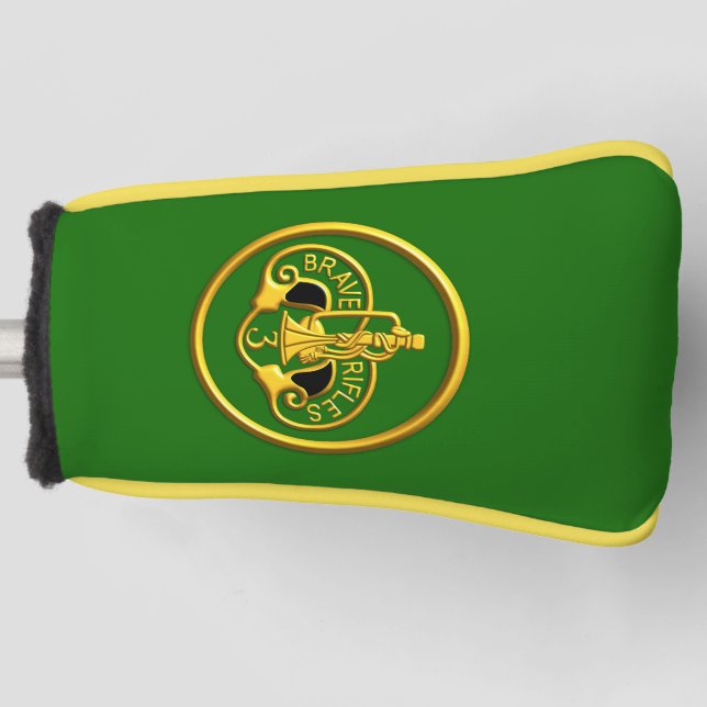 3rd Armored Cavalry Regiment “Brave Rifles” Golf Head Cover (Front)