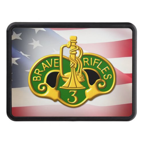 3rd Armored Cavalry Regiment Custom Insignia   Hitch Cover