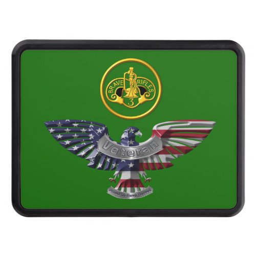 3rd Armored Cavalry Regiment Eagle Hitch Cover