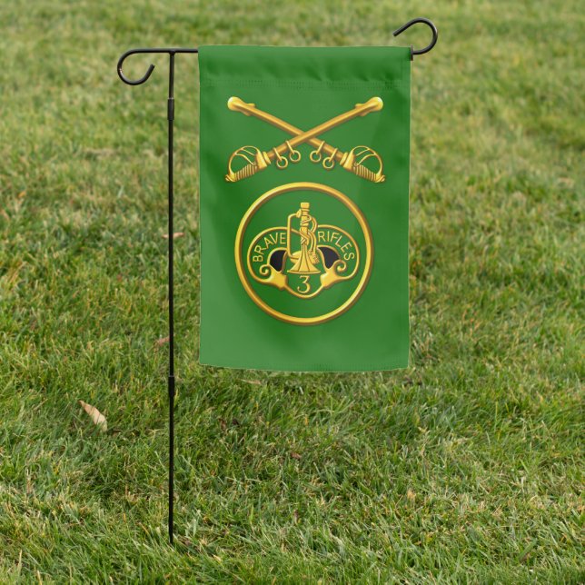 3rd Armored Cavalry Regiment  Garden Flag (In SItu)
