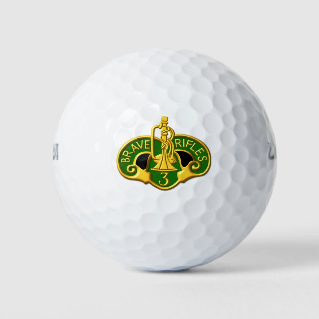 3rd Armored Cavalry Regiment   Golf Balls (Front)