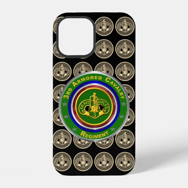 3rd Armored Cavalry Regiment  Iphone Case (Back)