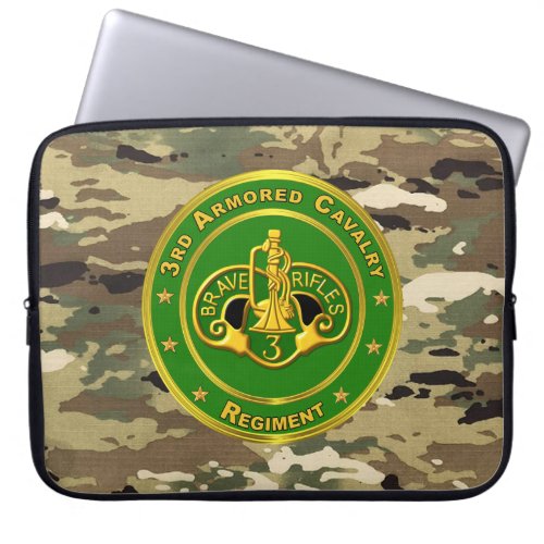 3rd Armored Cavalry Regiment Laptop Sleeve
