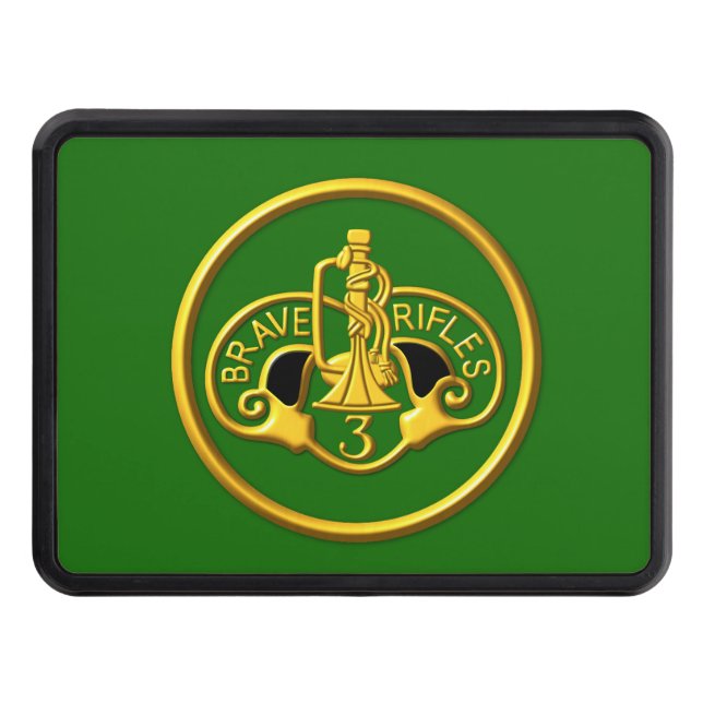 3rd Armored Cavalry Regiment Patch Hitch Cover (Front)