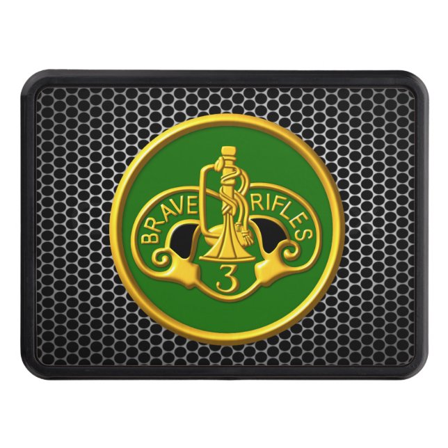 3rd Armored Cavalry Regiment Patch Hitch Cover (Front)