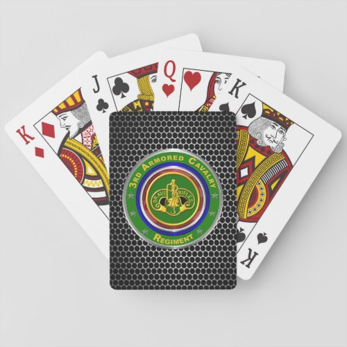 3rd Armored Cavalry  Regiment Playing Cards