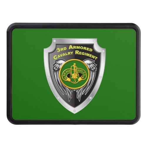 3rd Armored Cavalry Regiment Shield Hitch Cover