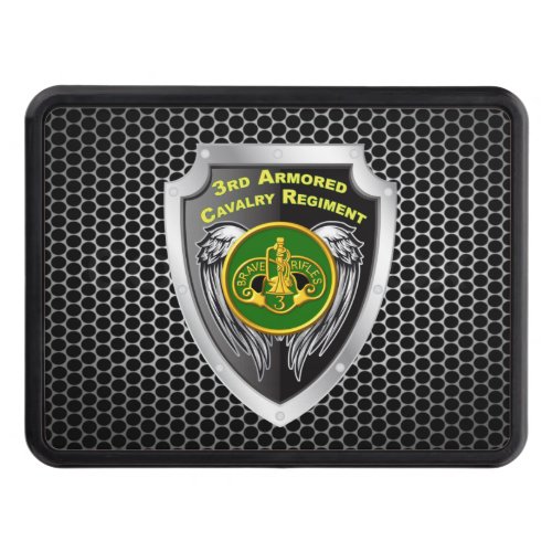 3rd Armored Cavalry Regiment Shield Hitch Cover
