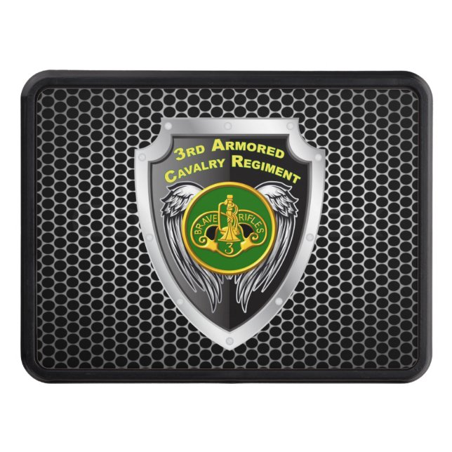 3rd Armored Cavalry Regiment Shield Hitch Cover (Front)