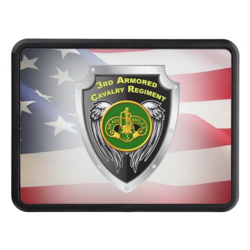 3rd Armored Cavalry Regiment Shield Hitch Cover