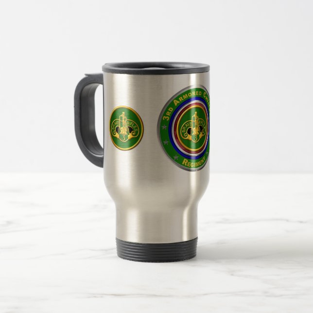 3rd Armored Cavalry Regiment   Travel Mug (Front Left)
