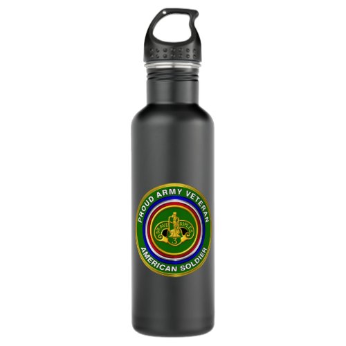 3rd Armored Cavalry Regiment Veteran Stainless Steel Water Bottle