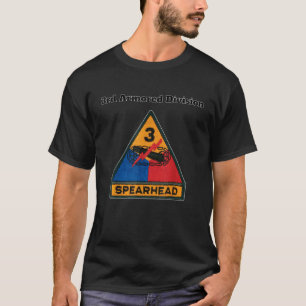 3rd Armored Div Color Design Spearhead design T Sh T-Shirt