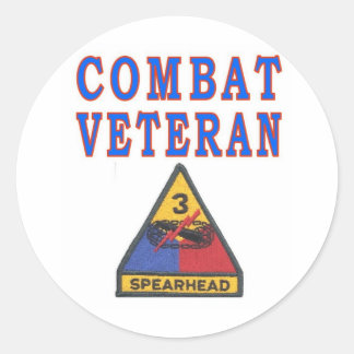 3rd ARMORED DIVISION Classic Round Sticker