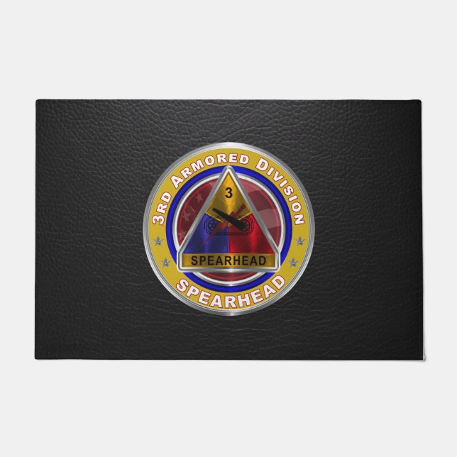 3rd Armored Division Doormat (Front)