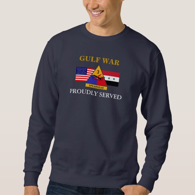 3RD ARMORED DIVISION GULF WAR SWEATSHIRT (Front)