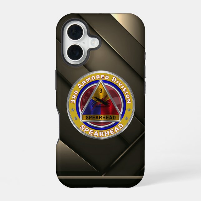 3rd Armored Division  Iphone Case (Back)