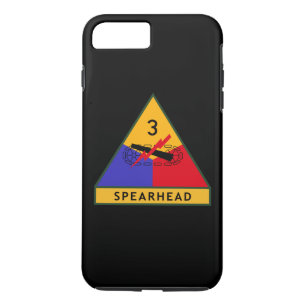 3rd Armored Division "Spearhead" Black iPhone 8 Plus/7 Plus Case
