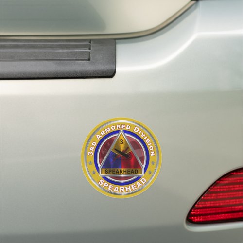 3rd Armored Division Spearhead Car Magnet