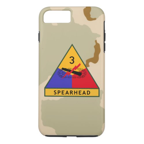 3rd Armored Division Spearhead Desert Camo iPhone 8 Plus7 Plus Case