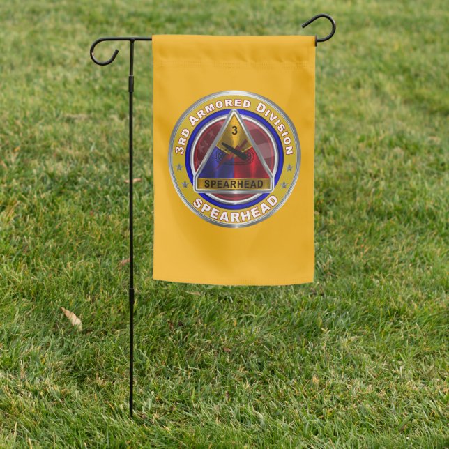 3rd Armored Division “Spearhead” Garden Flag (In SItu)