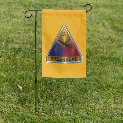 3rd Armored Division Spearhead  Garden Flag