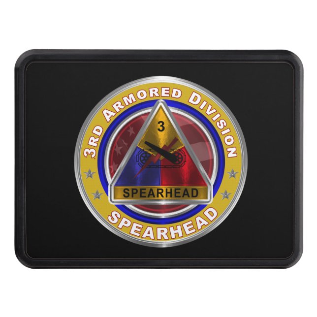 3rd Armored Division “Spearhead” Hitch Cover (Front)