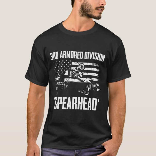 3rd Armored Division Spearhead T-Shirt (Front)