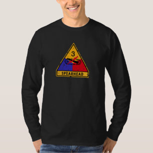 3rd Armored Division - US Military "Grunge" Long T-Shirt