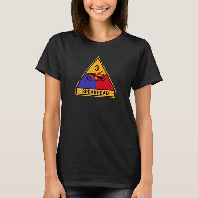 3rd Armored Division - US Military "Grunge" Women T-Shirt (Front)