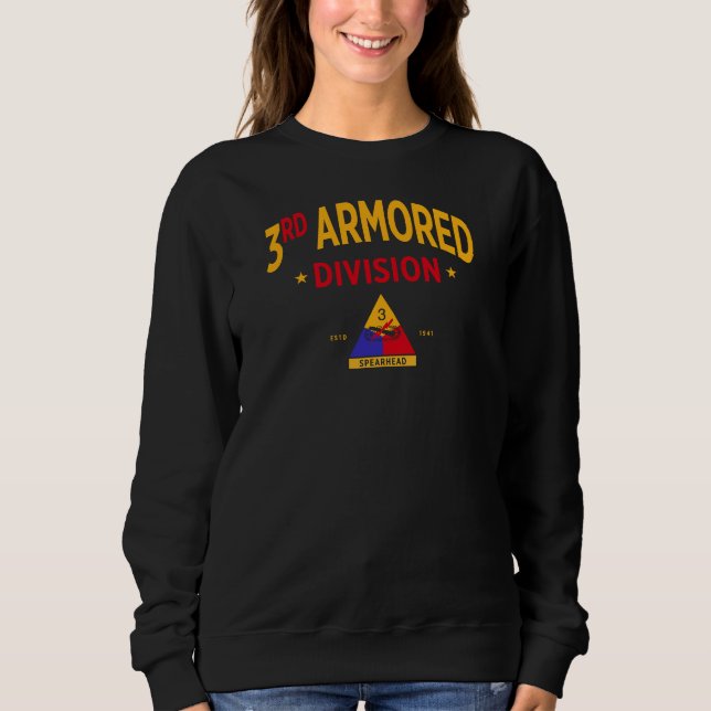 3rd Armored Division - US Military Women Sweatshirt (Front)