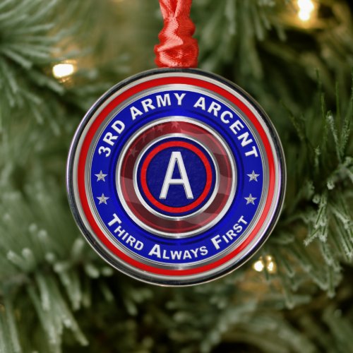 3rd Army ARCENT Christmas Ornament