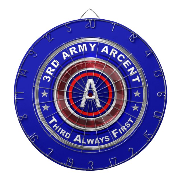 3rd Army ARCENT  Dart Board (Front)