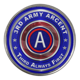 3rd Army ARCENT Golf Ball Marker