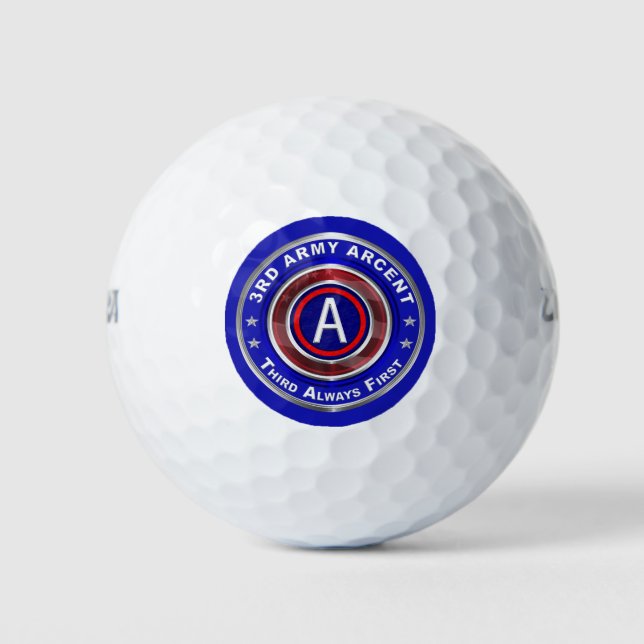 3rd Army ARCENT Golf Balls (Front)