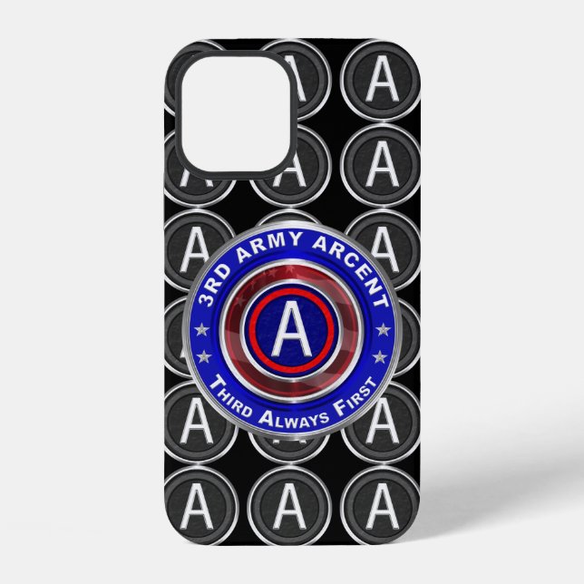 3rd Army ARCENT  Iphone Case (Back)