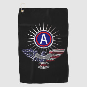 3rd Army Customized Customized Eagle Golf Towel