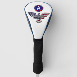 3rd Army Eagle with Patch Golf Head Cover