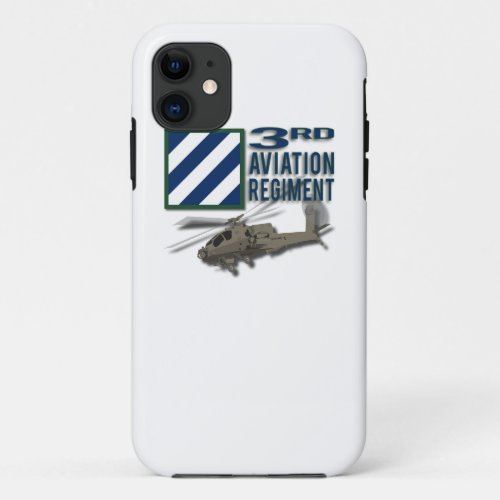 3rd Aviation Regiment Apache iPhone 11 Case