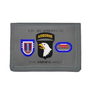 3RD BATTALION 187TH INFANTRY 101ST AIRBORNE WALLET
