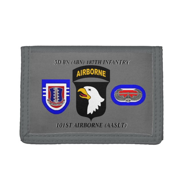 3RD BATTALION 187TH INFANTRY 101ST AIRBORNE WALLET (Front)