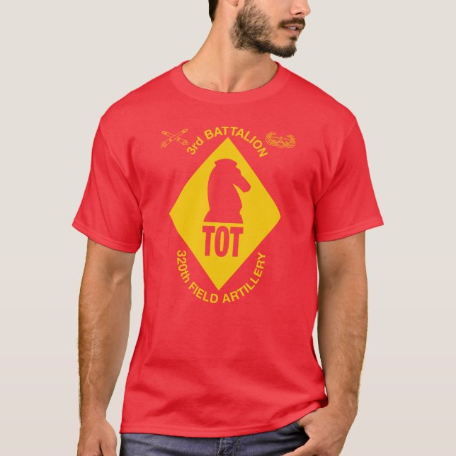 3rd Battalion 320th Field Artillery Unit T-Shirt (Front)