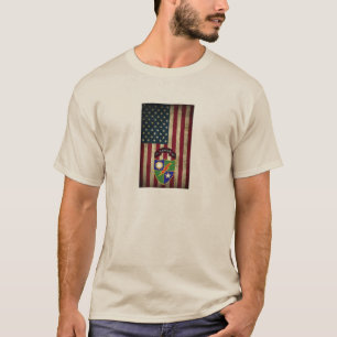 3rd Battalion - 75th Ranger American Flag T-Shirt
