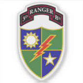 3rd Battalion - 75th Ranger Regiment Sticker | Zazzle