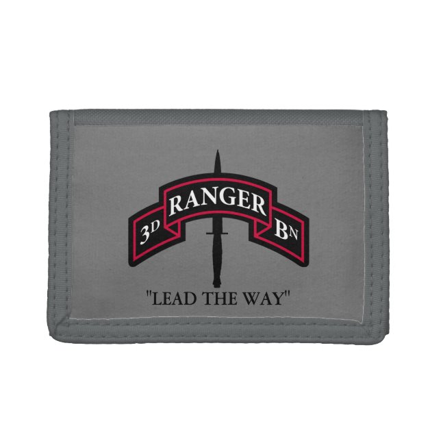 3RD BATTALION 75TH RANGER REGIMENT  TRIFOLD WALLET (Front)