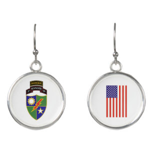 3rd Battalion - 75th Ranger w/Tab Earrings