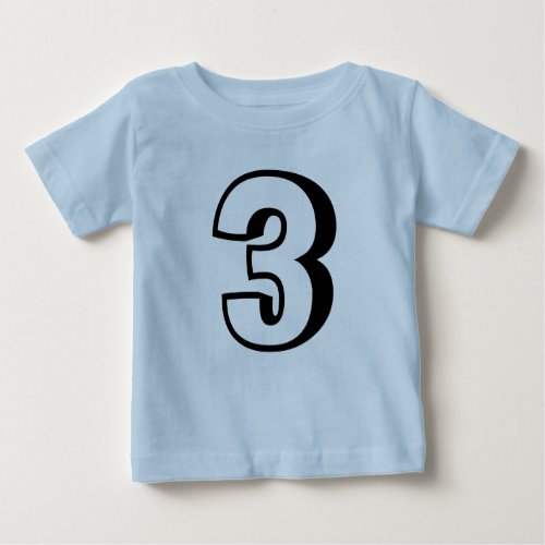 3rd birthday Age 3 Toddler T_shirts