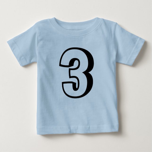 3rd birthday Age 3 Toddler T-shirts (Front)